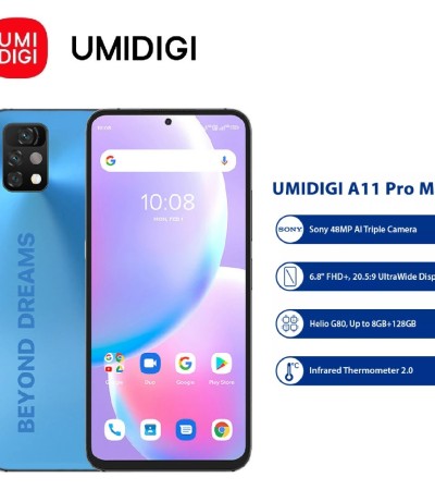 UMIDIGI A11 Pro Max 8G + 128GB | SG Official Store | 6.8 FHD 2K Display | 48MP Triple Camera | 5150mAh