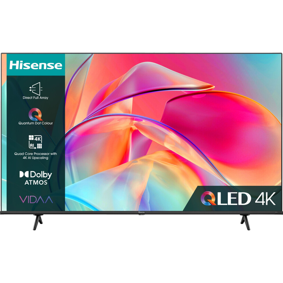 Refurbished Hisense 43E7KQTUK 43